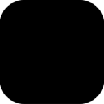 Rounded Square SVG Bold Minimal Vector