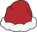Santa Hat SVG Festive Cheer Vector