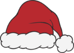 Santa Hat SVG Festive Cheer Vector