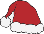 Santa Hat SVG Festive Cheer Vector