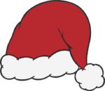 Santa Hat SVG Festive Holiday Vector