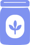 Seed Jar SVG Fresh Sprout Vector