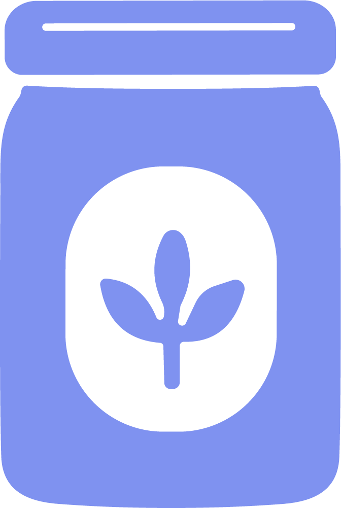 Seed Jar SVG Fresh Sprout Vector