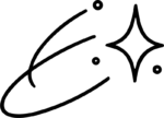 Shooting Star SVG Cosmic Streak Vector