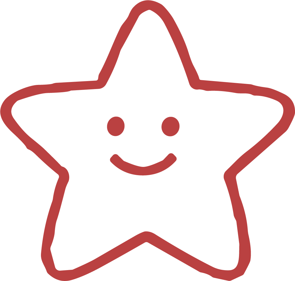 Smiling Star SVG Cheerful Doodle Vector