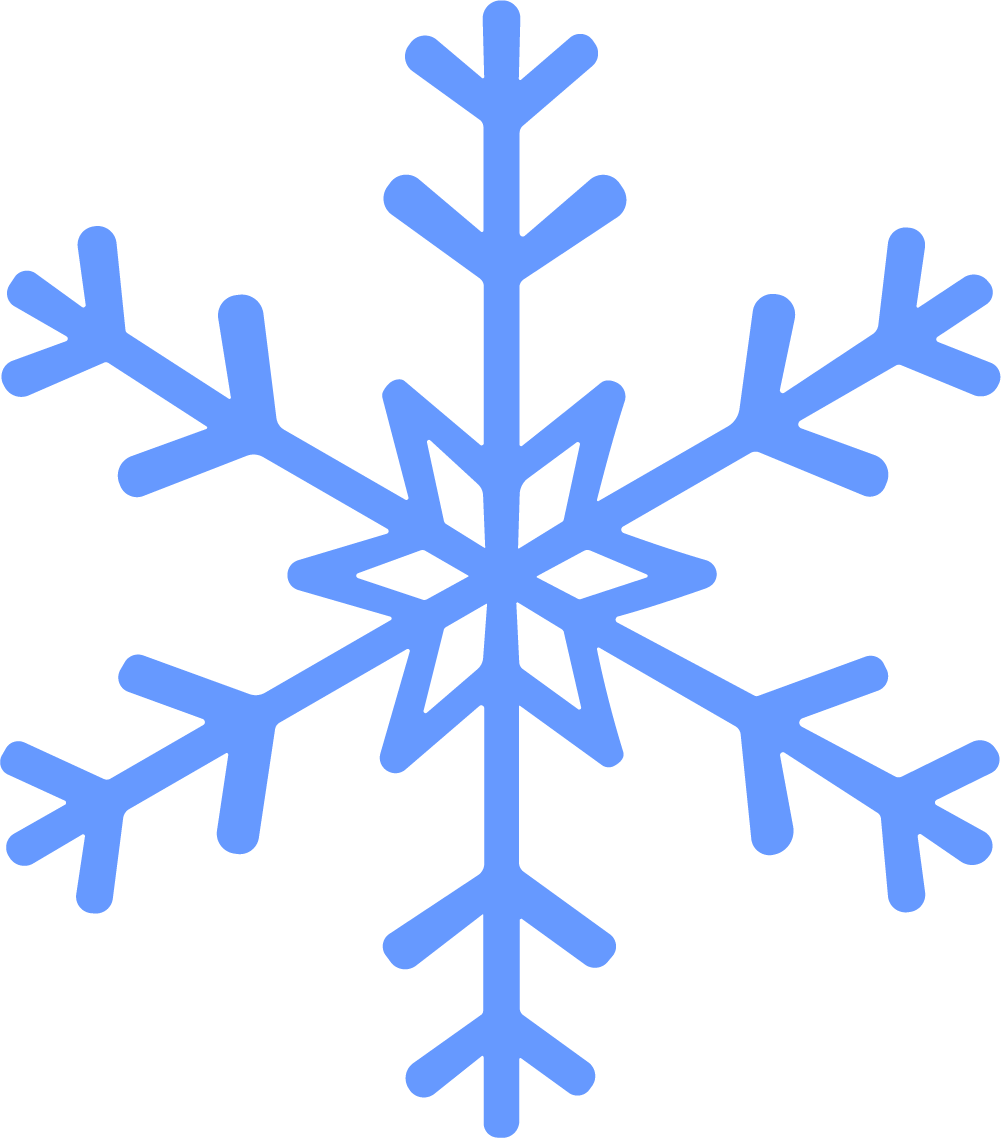 Snowflake SVG Delicate Winter Vector - Image 1