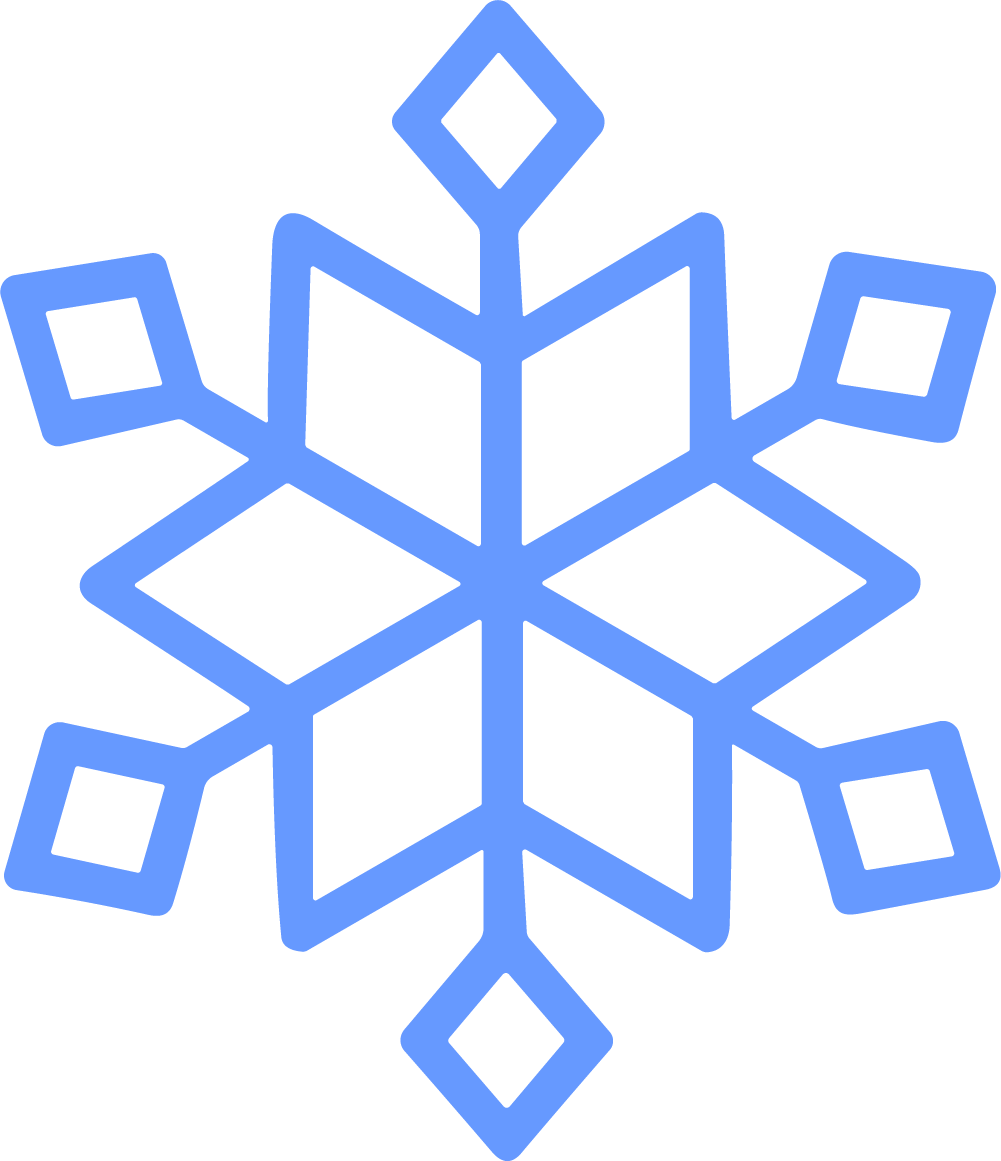 Snowflake SVG Delicate Winter Vector - Image 1