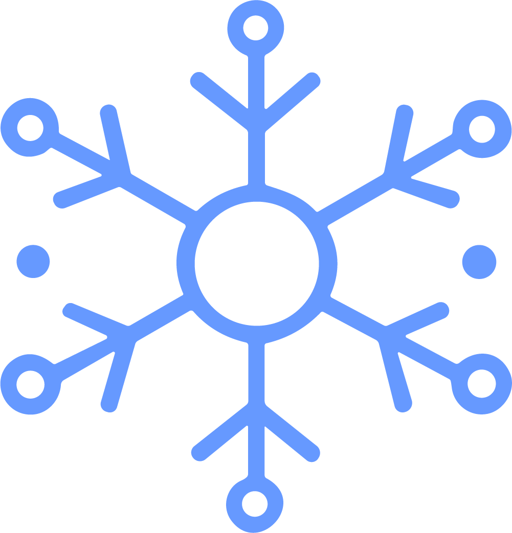 Snowflake SVG Delicate Winter Vector - Image 1