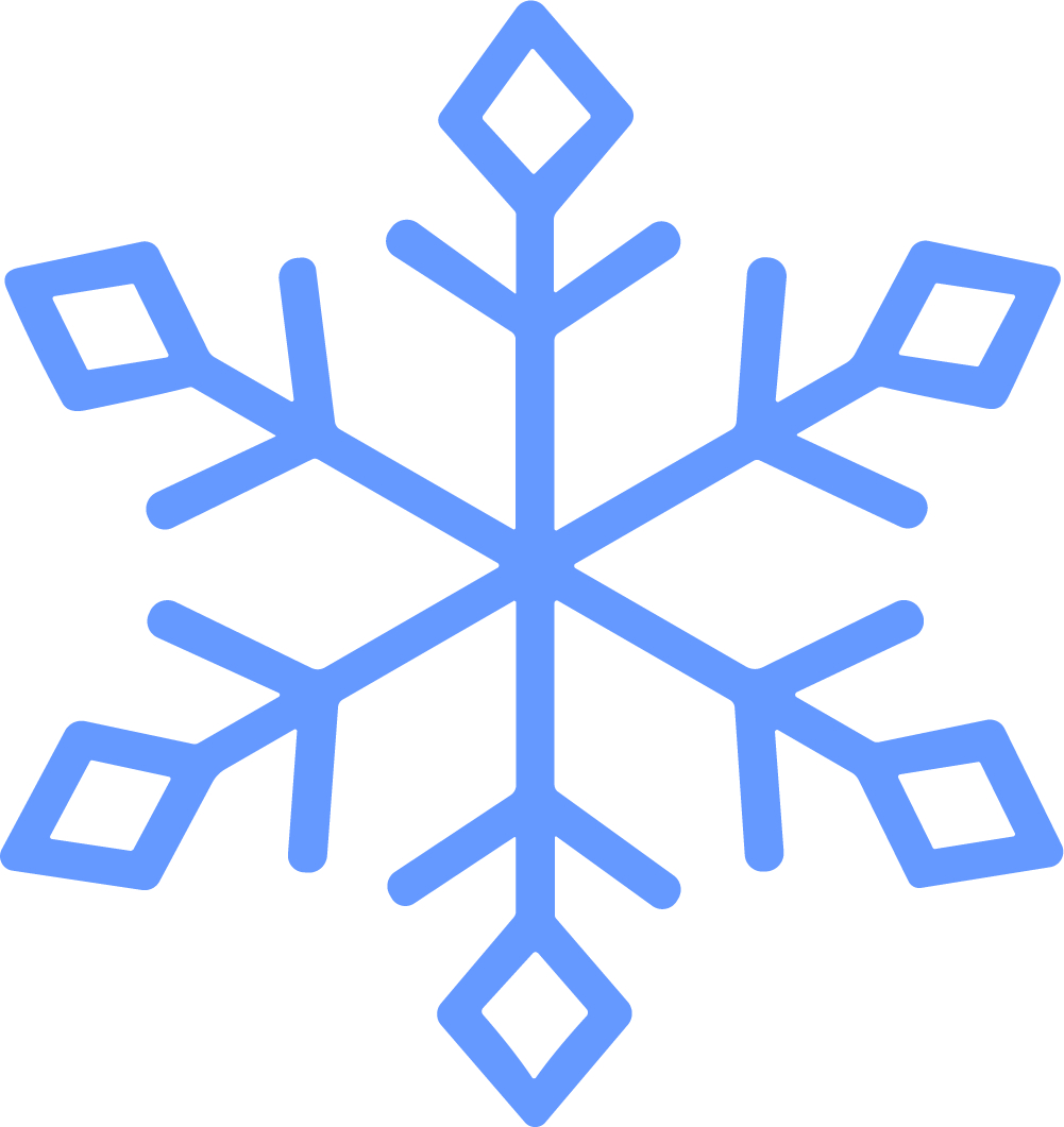 Snowflake SVG Delicate Frost Vector - Image 1