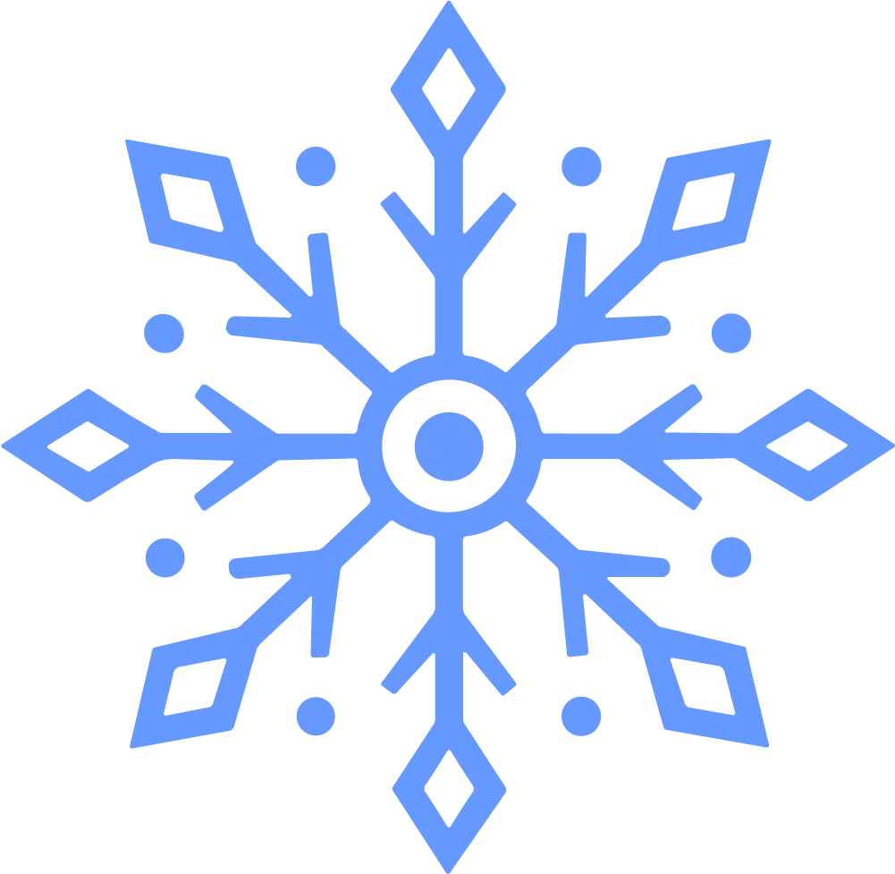 Snowflake SVG Delicate Winter Vector