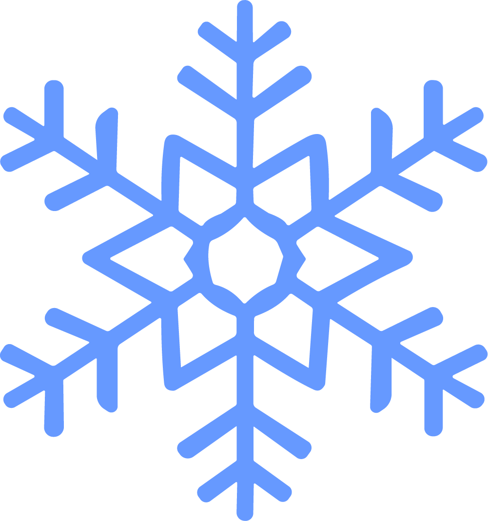Snowflake SVG Delicate Winter Vector - Image 1