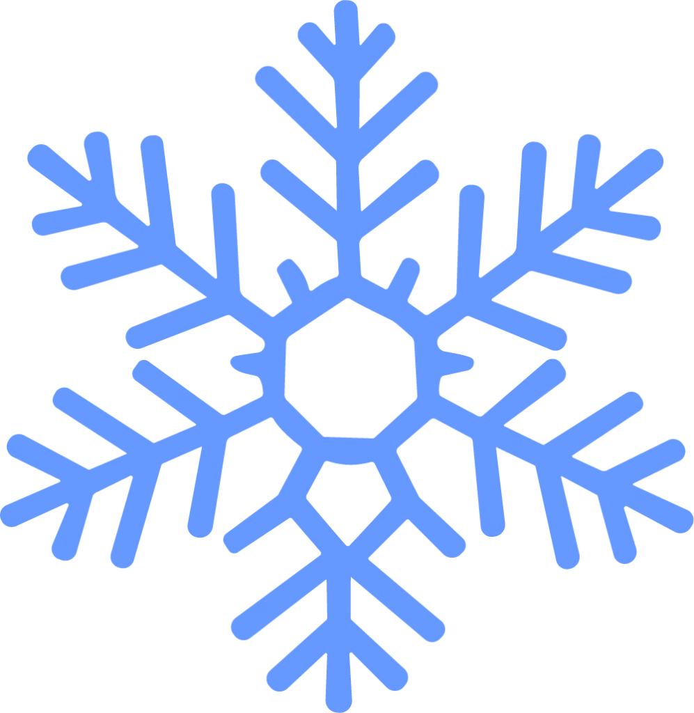 Snowflake SVG Crisp Winter Vector