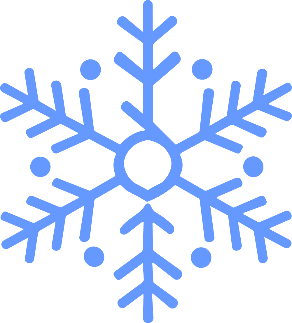 Snowflake SVG Delicate Winter Vector - Image 1