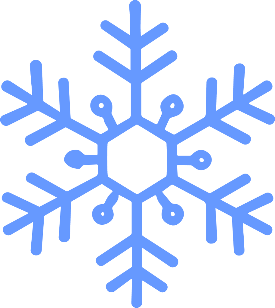Snowflake SVG Frosty Outline Vector