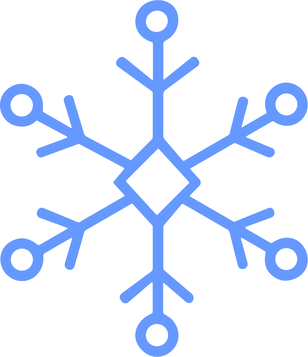 Snowflake SVG Delicate Frost Vector - Image 1