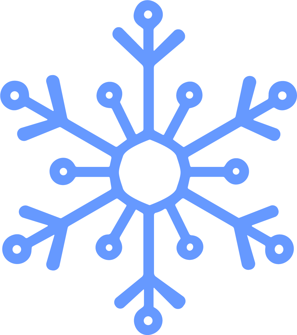 Snowflake SVG Delicate Winter Vector - Image 1