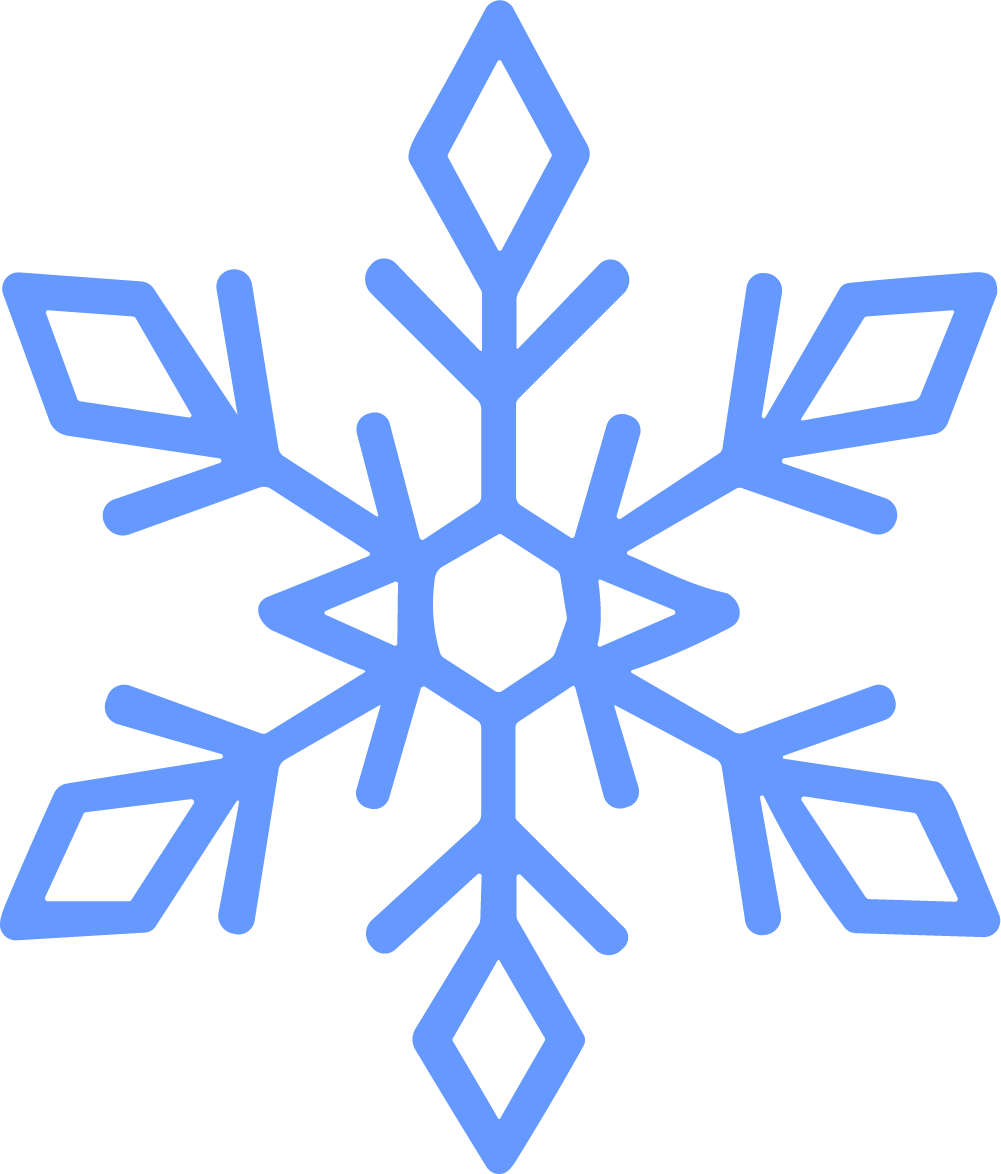 Snowflake SVG Delicate Frost Vector - Image 1