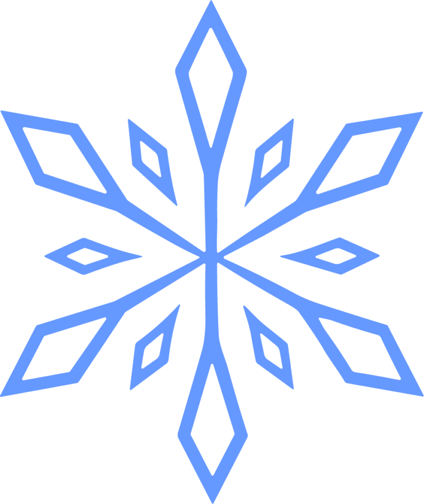Snowflake SVG Delicate Frost Vector