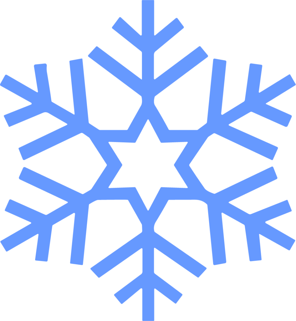Snowflake SVG Frosty Winter Vector