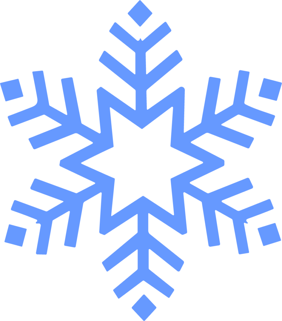 Snowflake SVG Crystalline Winter Vector