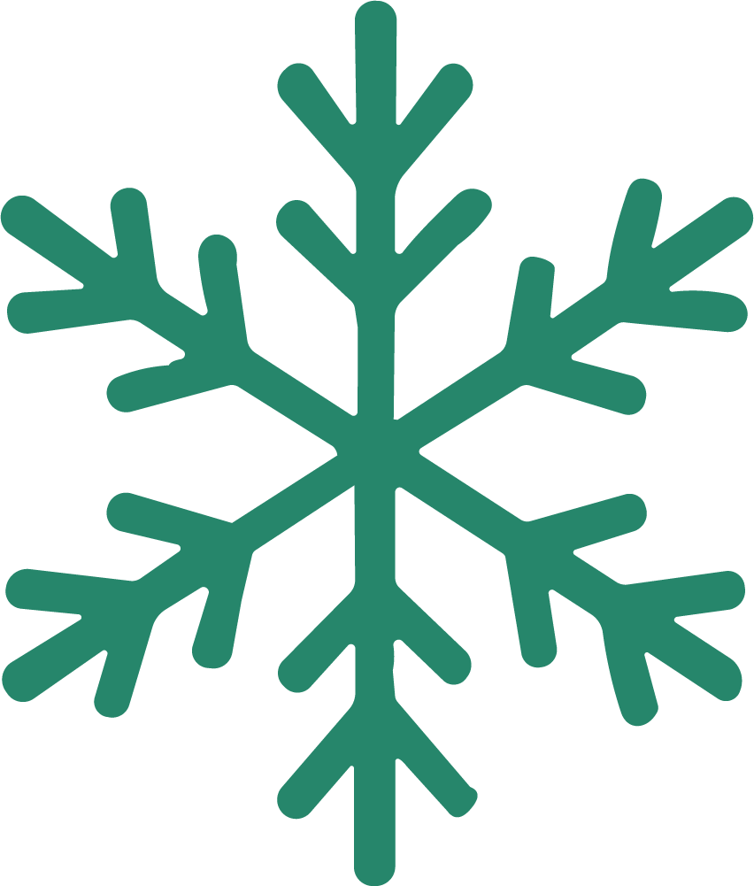 Snowflake SVG Winter Frost Vector