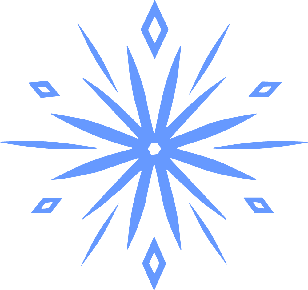 Snowflake Star SVG Crystalline Sparkle Vector