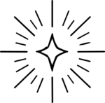 Sparkle Burst SVG Radiant Line Art Vector