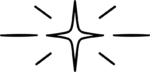 Sparkle Star SVG Twinkling Outline Vector