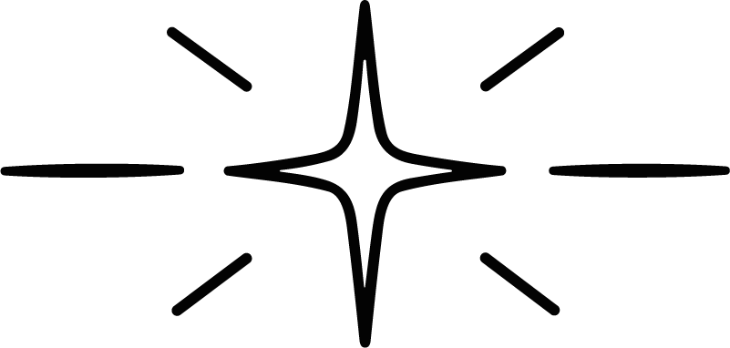 Sparkle Star SVG Twinkling Outline Vector