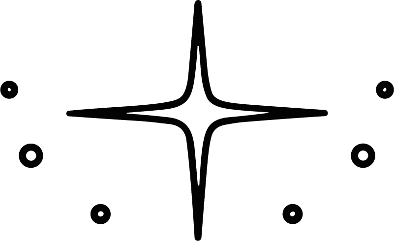 Sparkle Star SVG Twinkling Outline Vector