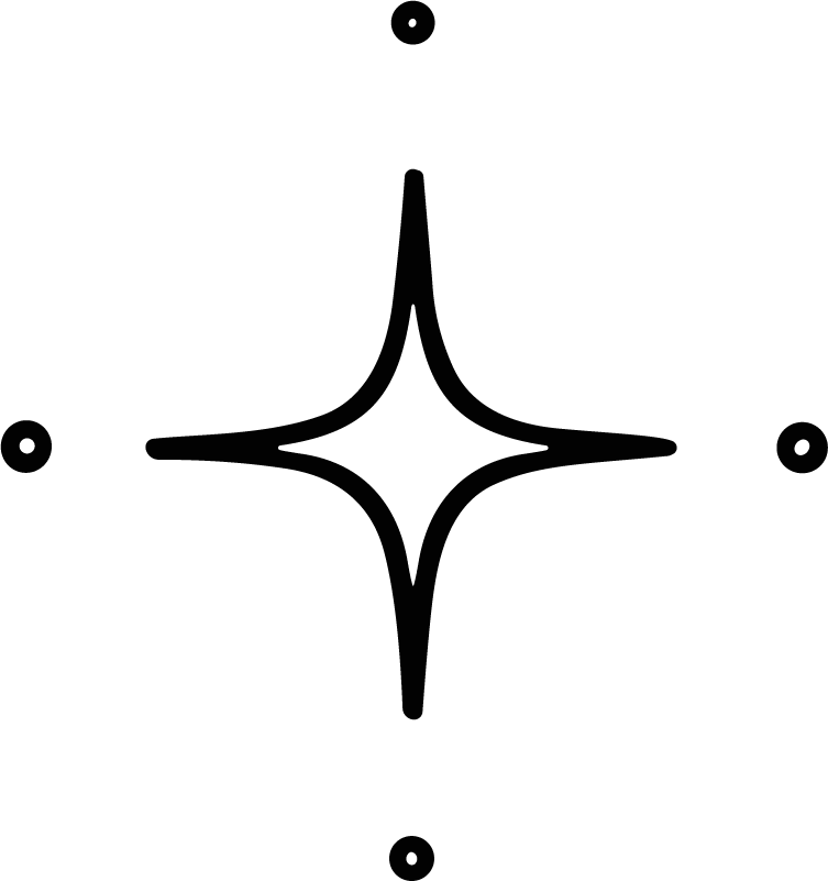 Sparkle Star SVG Twinkling Outline Vector