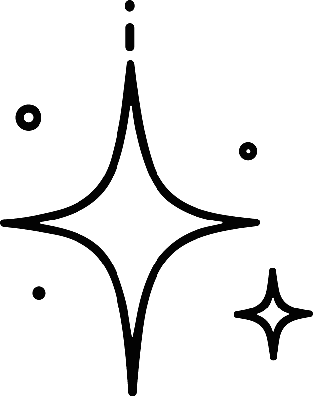 Sparkle Star SVG Twinkling Outline Vector