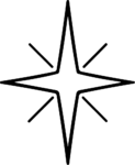 Sparkle Star SVG Twinkling Outline Vector
