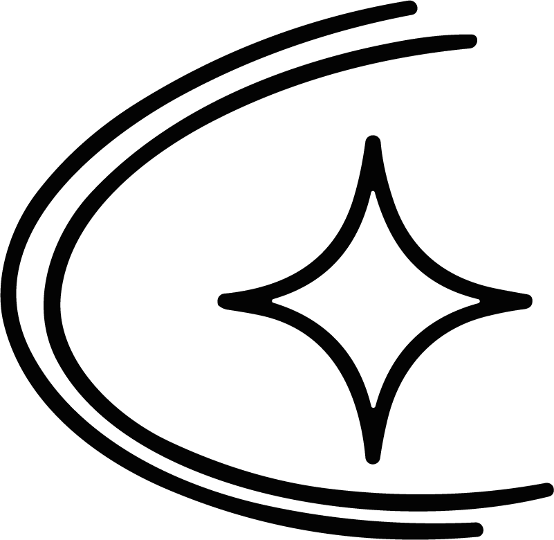 Sparkle Star Swoosh SVG Dynamic Motion Vector
