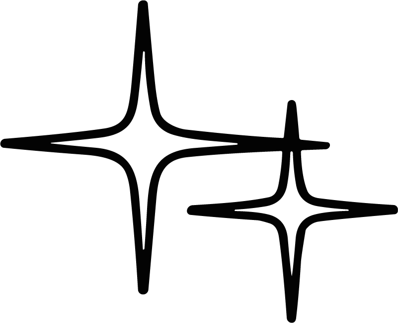 Sparkle Stars SVG Twinkling Duo Vector