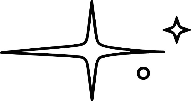 Sparkle Stars SVG Twinkling Outline Vector