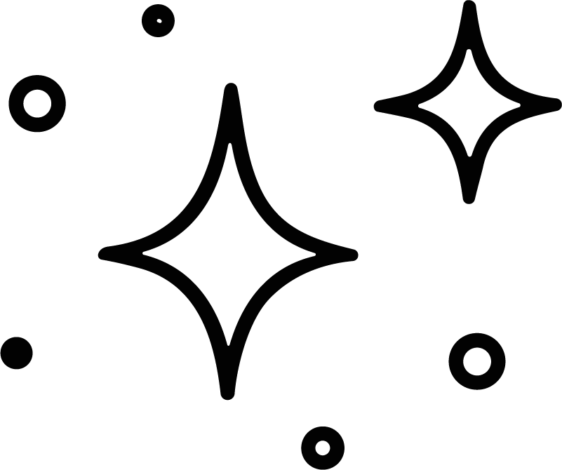 Sparkle Stars SVG Twinkling Outline Vector