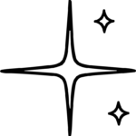 Sparkle Stars SVG Twinkling Outline Vector