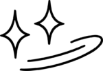 Sparkle Stars SVG Twinkling Swoosh Vector