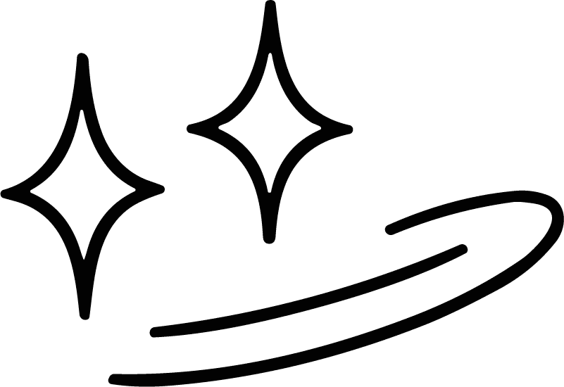 Sparkle Stars SVG Twinkling Swoosh Vector