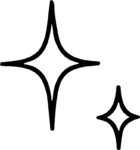 Sparkle Stars SVG Twinkling Duo Vector