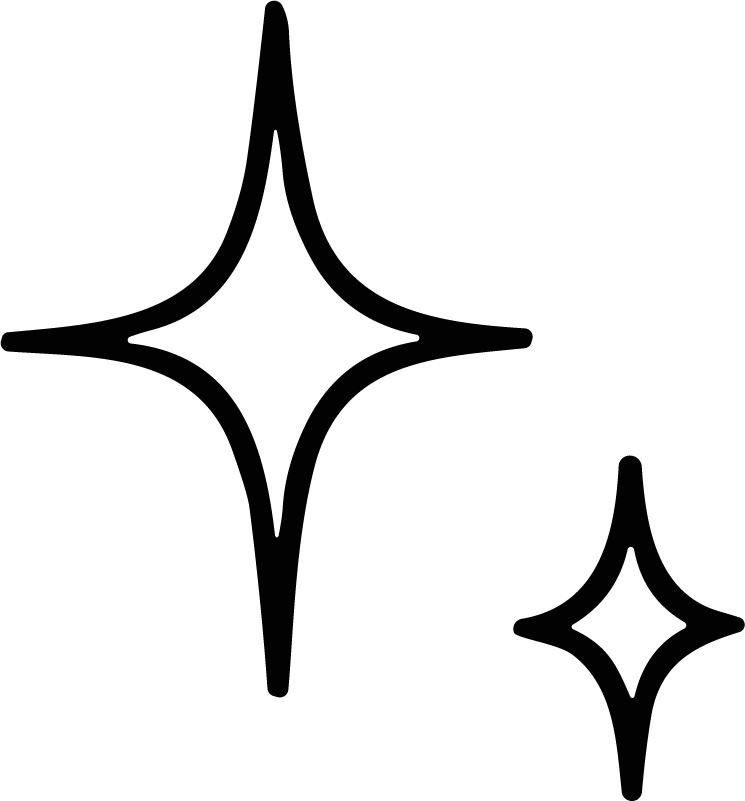 Sparkle Stars SVG Twinkling Duo Vector