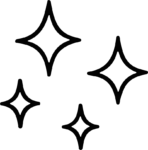 Sparkle Stars SVG Twinkling Outline Vector