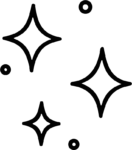 Sparkle Stars SVG Twinkling Outline Vector