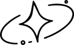 Sparkle Swirl SVG Whimsical Line Doodle Vector
