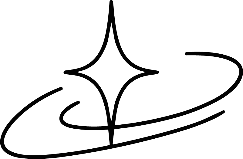 Sparkle Swirl SVG Whimsical Line Vector