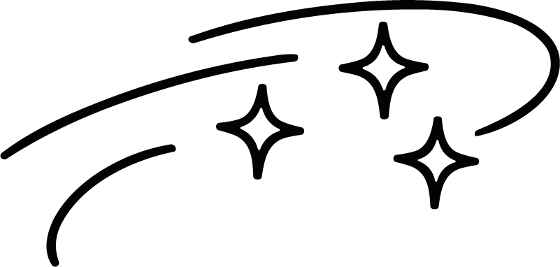 Sparkle Swoosh SVG Whimsical Motion Vector