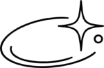 Sparkle Swoosh SVG Minimal Outline Vector