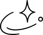 Sparkle Swoosh SVG Minimal Line Vector