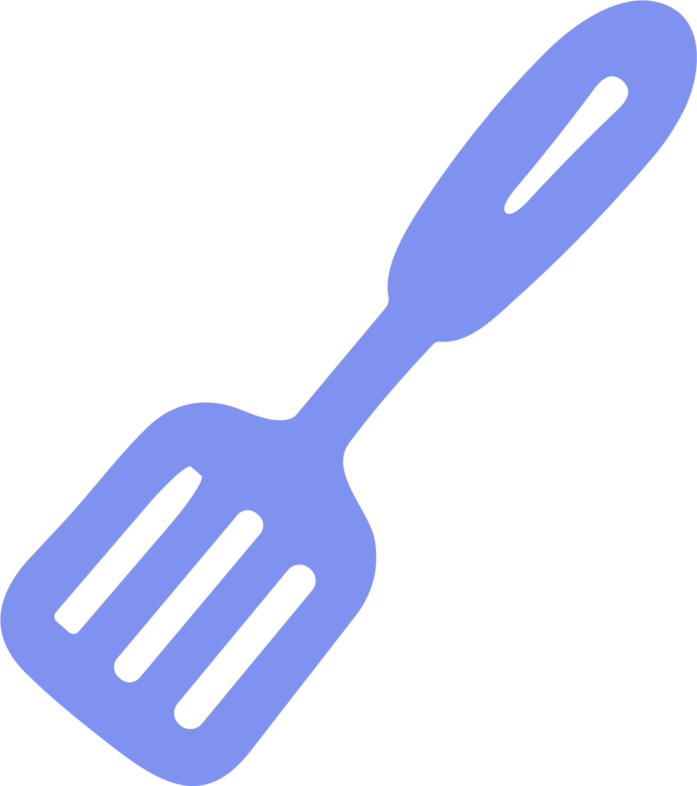 Spatula SVG Simple Kitchen Vector - Image 1